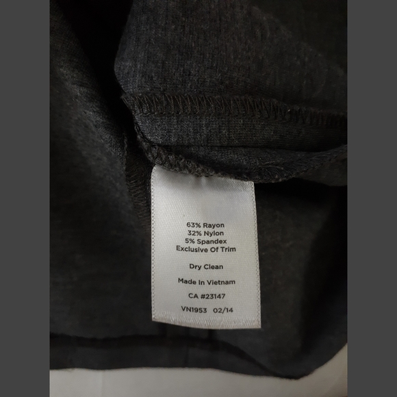 Talbots Gray Pencil Skirt Sz 10 EXC - Picture 3 of 4